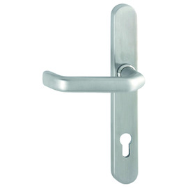 DEURKRUKGN VOORDEUR BINNENZIJDE LIVERPOOL 9/92PZ - 249x35x12mm - inox - met veer Productafbeelding