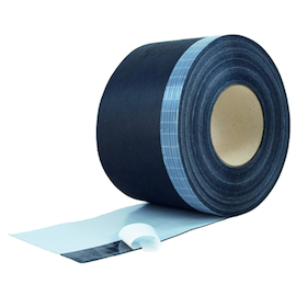 DICHTINGSFOLIE TOP EXTERIEUR greenteQ zwart - BR150mmxL30m - 1200Pa - zelfklevend Productafbeelding