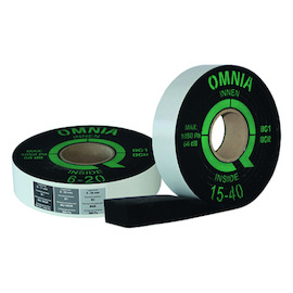 VOEGDICHTINGSBAND (zwellend)  greenteQ OMNIA BG1 br.53xd.4-30mm - l.8m - zwart - 1050Pa Productafbeelding