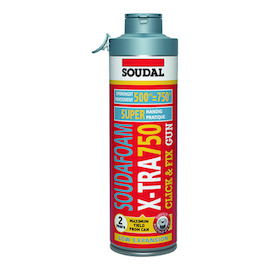 MONTAGESCHUIM 1K X-TRA Click&Fix dop 500ml - grijs - low expansion Productafbeelding