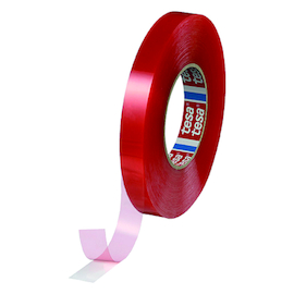 KLEEFBAND DUBBEL 4965 19MM 50M transparant - niet scheurbaar Productafbeelding
