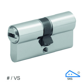 PROFIELCIL. Qtec 6 stiften VRIJLOOP+DUO SKG2 35/60 - VS - 5 keersleutels  - codekaart Productafbeelding