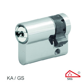 HALVE PROFIELCILINDER Qtec 6 stiften SKG3 55MM - 10/45 - GS - veiligheidskaart Productafbeelding
