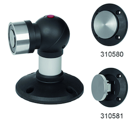 DEURVASTZETMAGNEET 830 OP VOET 110-190MM  24V DC - 100% ED - IP55 - houdkr 50kg - schakelaar Productafbeelding