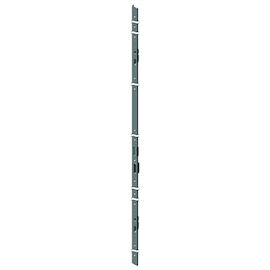 SLUITLIJST FSL BD26-2-573EQH ZW+PN Alu - euro 14/9 - F22x3mm - inox - DinR - B003 Productafbeelding