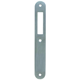 VLAKKE SLUITPLAAT HAAKSLOT PC084 project 170x24x3mm - L/R - AH - voor haakslot A76D5 - inox Productafbeelding