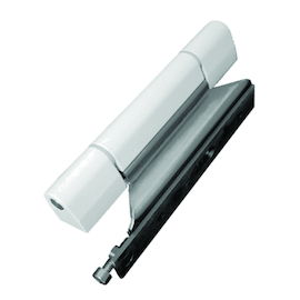 SCHARNIER TB-FORCE 10K vr PVC industrie zwart mat - asmaat 13mm - beslaggroef 20mm Productafbeelding