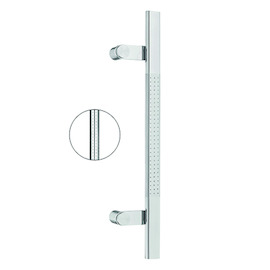 DEURGREEP TG 16.ER.GS TT-gekropt gefreesd greenteQ ovaal Ø38x20 - as400/TL600 - incl bev - inox Productafbeelding