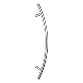 DEURGREEP TG12.ER 45° TT-gebogen schuin greenteQ Ø32 - as560/TL800/78 - incl bev - inox Productafbeelding