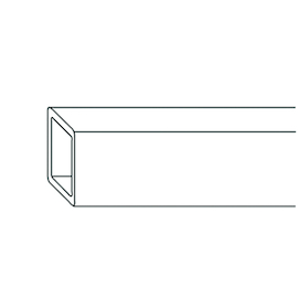 VERSTERKINGSPROFIEL VIERKANT greenteQ 20x20x2mm - L2000mm - verzinkt Productafbeelding
