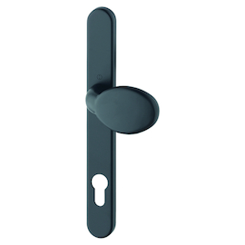 DEURKNOPGN HALF BUITENZIJDE 76G 3347N 92PZ - H245xB30xD10 - zwart mat - dd72-82mm Productafbeelding