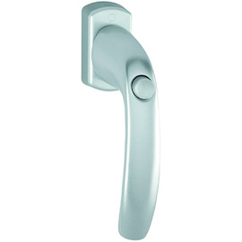 RAAMGREEP NEWYORK DRUKKNOP 90° - stift 7x40mm - F9001 - incl bev M5x45mm Productafbeelding