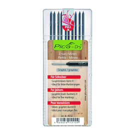 VERVANGSTIFT vr GRAPHITE DRY set 10x grijs - hardheid H Productafbeelding