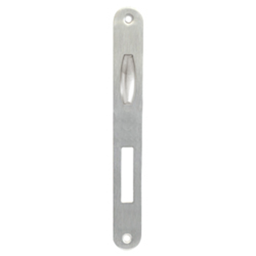 SLUITPLAAT 188 vr ROLSLOT hout - stompe deur - inox - 230x24x2mm Productafbeelding