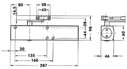 DEURDRANGER TS4000 EN1-6 - R9016 wit Productafbeelding BIGSKZ L