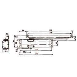 MECHANISCHE VASTZETINRICHTING vr TS90 stop Productafbeelding BIGSKZ L
