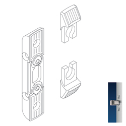 SLUITPLAAT FUHR PIN 4mm - zilver Productafbeelding BIGSKZ L