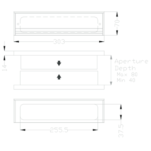 BRIEVENBUSKLEP POSTMASTER monobloc dd.20-40 - wit - incl borstel Productafbeelding BIGSKZ L