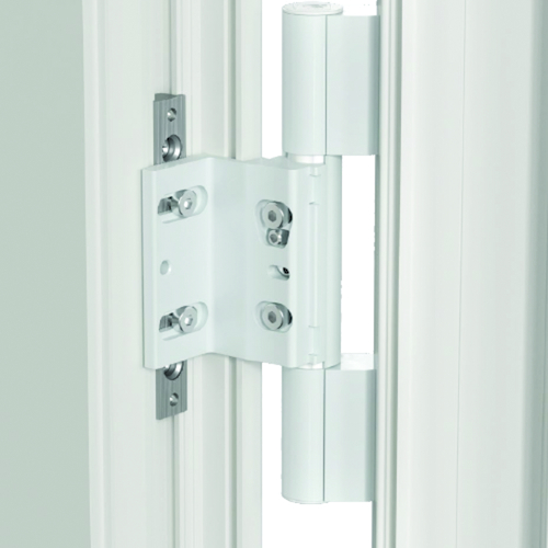 SCHARNIER KT-RV HAHN 2-delig 120kg vr PVC Ø22mm - TITAN P - voet 34mm - beslaggr 20-3,5mm Productafbeelding BIGSKZ L
