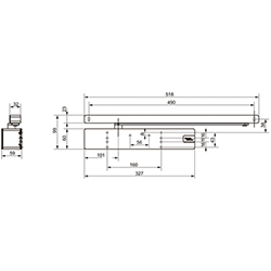 DEURDRANGER TS98XEA EN1-6 - OD+SV - R9005 zwart - excl arm Productafbeelding BIGSKZ L
