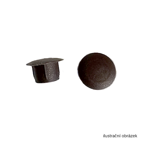 Krytka otvoru, průměr 10mm, hnědá  balení á 1000ks fotografie výrobku BIGPIC L