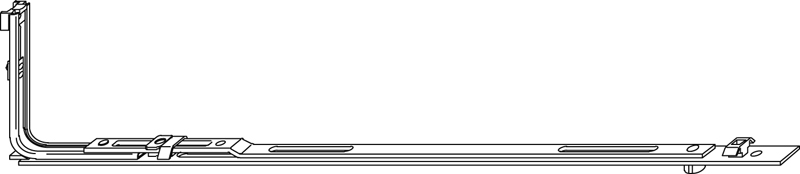 Stř.závora 628,1500, 1xVZME Mittelverschluss einteilig fix 628 FFH/FFB 1.05 fotografie výrobku BIGPIC L