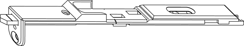 Ukončení horní E-nut s trnemMT Endverschluss oben Euronut mit Riegelausschluss product photo BIGPIC L