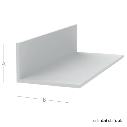 EXTE roh 40x40x2,5mm bíý  plastový zakonč.rohový profil product photo BIGPIC L