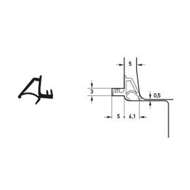 DEVENTER DS7621 bílé silik.těsnění, balení á 50m product photo BIGPIC L