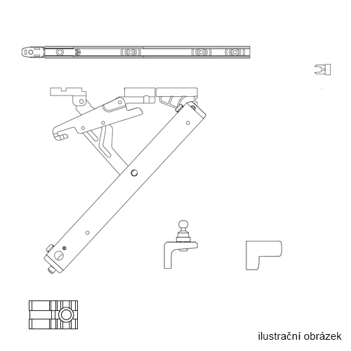 FL190-příd.nůžky bílé product photo BIGPIC L
