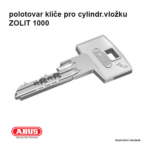 Zolit Z1000 klíč profilovaný fotografie výrobku BIGPIC L