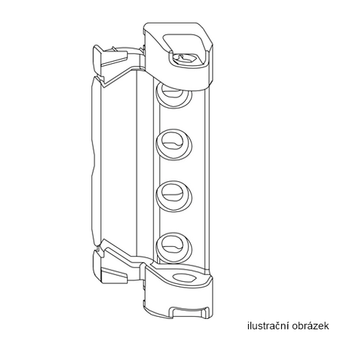 Ložisko nůžek DT 130kg,12/20 stř.   Scherenlager DT130 12L/20Ü silber fotografie výrobku BIGPIC L