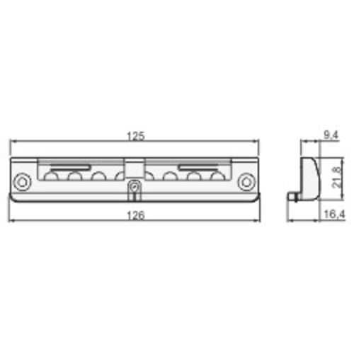 AEROMAT MINI standard bílýAEROMAT mini Standard RAL 9016 product photo BIGSKZ L