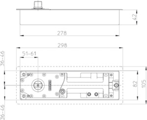 GEZE TS500 NV tělo product photo BIGSKZ L