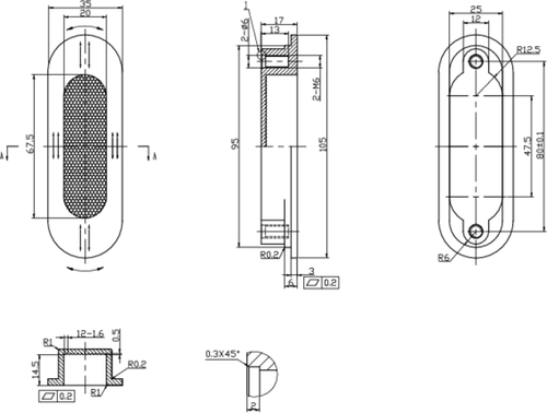 gQ HS-zápustná mušle nerez product photo BIGSKZ L