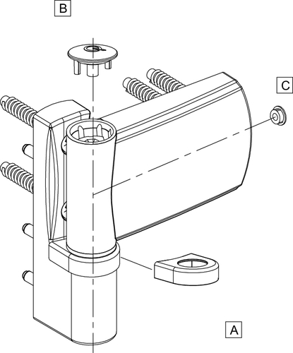 gQ plast.kr.TB120 stř.barva K chrom/stříbrná product photo BIGSKZ L
