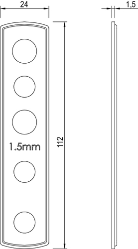 gQ podložka 1,5mm 120 hnhnědá product photo BIGSKZ L