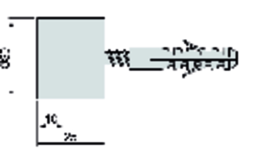 gQ zarážka na zeď 30 ner product photo BIGSKZ L
