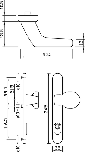 gQ DG58 vně.madlo 86G ZA F1 fotografie výrobku BIGSKZ L