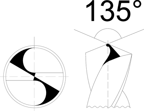 gQ HSS-G DIN338 4,5x47x80mm7x80 broušený, příčný řez balící jednotka 10 product photo BIGSKZ L