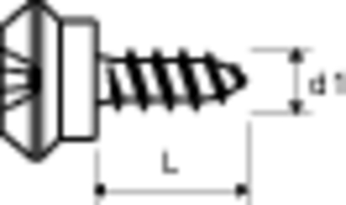 gQ spojkový šroub 4x10mm celé balení á 1000ks fotografie výrobku BIGSKZ L