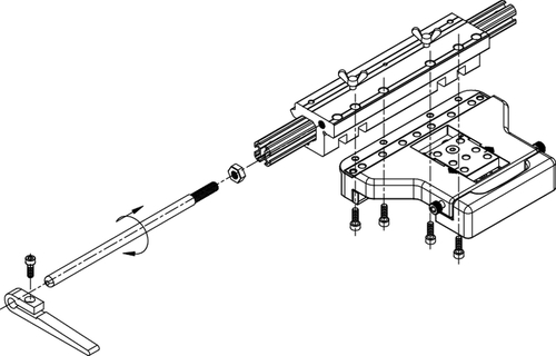 gQ teleskop.tyč k šabl.TB120120.ZD.K nastavitelný product photo BIGSKZ L