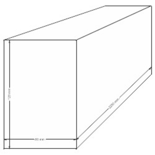 gQ profil 80x120x2250 KK 2.0ZM20x80 mm product photo BIGSKZ L