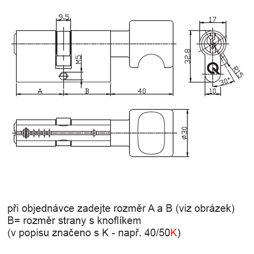 gQ vložka 60/K50 3x kl. SX 110 product photo BIGSKZ L