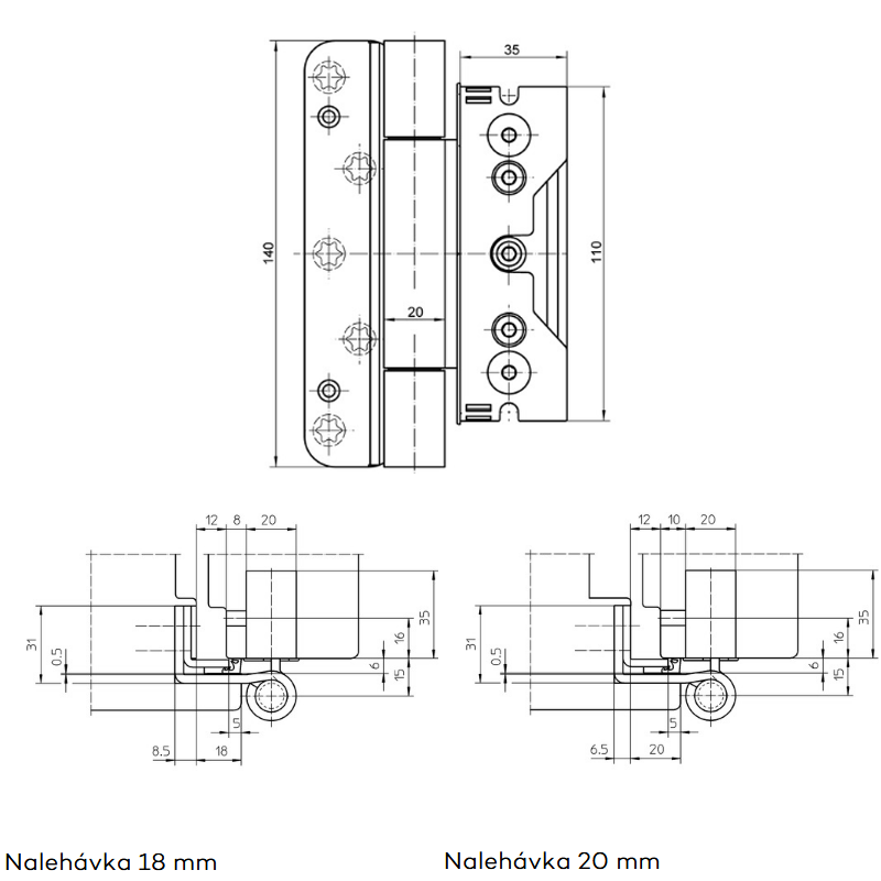 BAKA 4060 3D FD MSTS RAL9005-černá fotografie výrobku BIGSKZ L