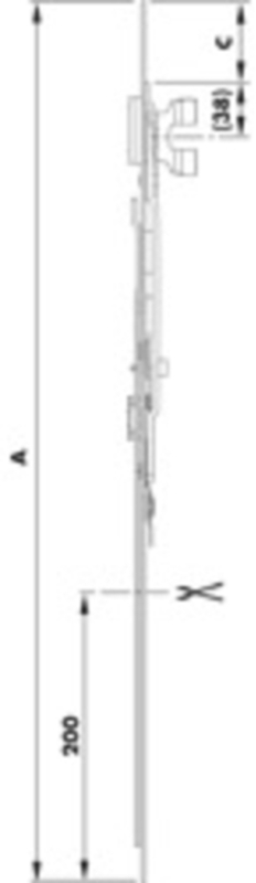 GEZE vrt.šablona TS2000/3000/4000/5000 product photo