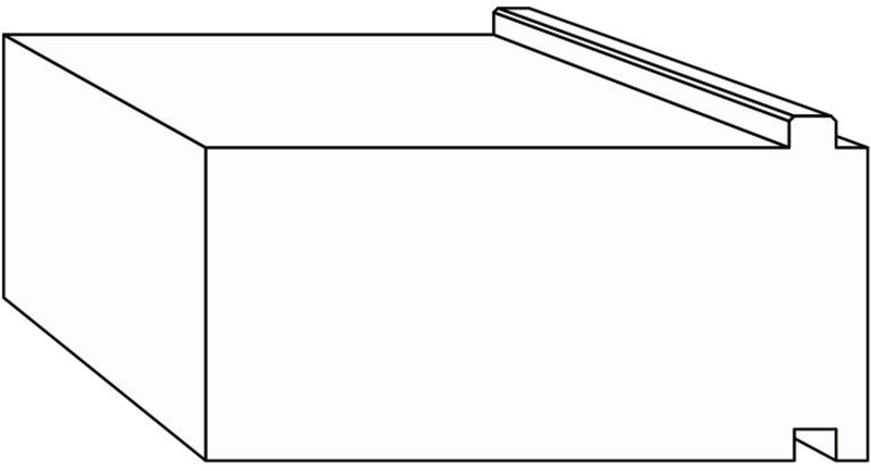 gQ UD-prof. 2350x64x30mm2350x30/33x64, frézované, bez PVC-vrstvy product photo