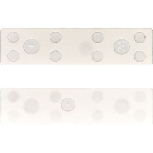 gQ zaskl.podl.100x20x1 bílá celé balení á 1000ks fotografie výrobku