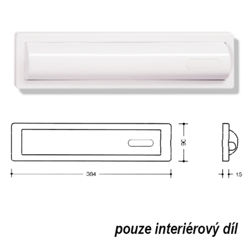 HEWI 680.010.1 pošt.vhoz-pouze interiér.díl s pružinou fotografie výrobku