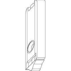 Dveřní západka dřevo a PVC Türschnapper für Holz und PVC Silber fotografie výrobku